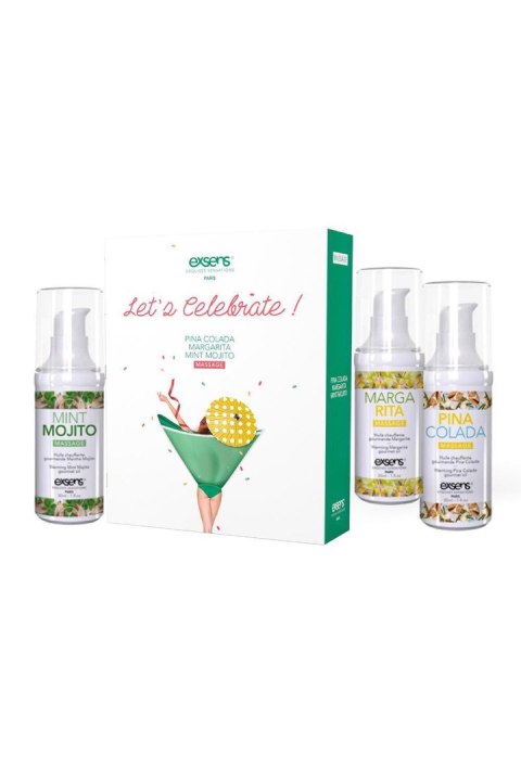 EXSENS GIFT SET LET'S CELEBRATE! 3 x 30ML