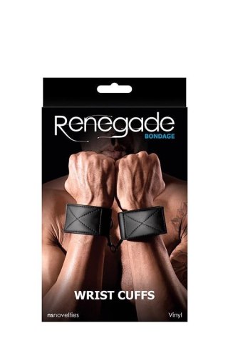 RENEGADE BONDAGE WRIST CUFFS BLACK