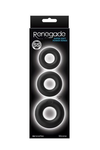 RENEGADE SUPER SOFT POWER RINGS BLACK