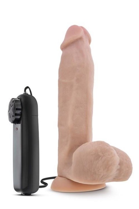 X5 PLUS 8INCH VIBRATING COCK VANILLA