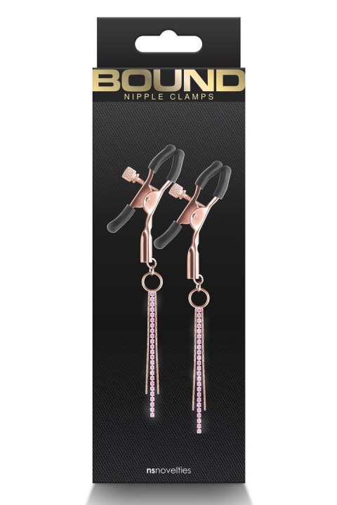 BOUND NIPPLE CLAMPS D3 ROSE GOLD