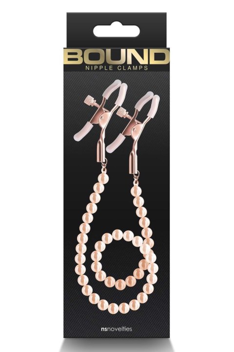 BOUND NIPPLE CLAMPS DC1 ROSE GOLD