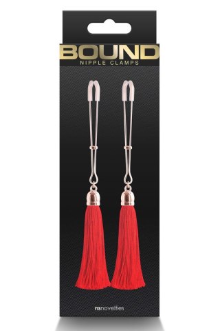 BOUND NIPPLE CLAMPS T1 RED