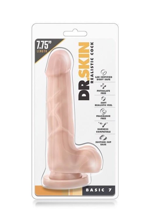 DR. SKIN REALISTIC COCK BASIC 7 FLESH