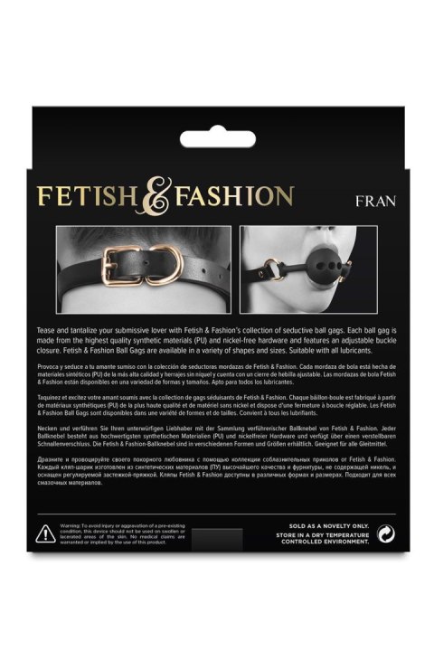 FETISH & FASHION FRAN BLACK