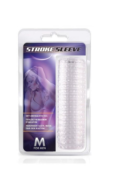 M FOR MEN STROKE SLEEVE CLEAR