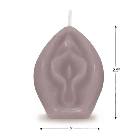 Świeczka Eden's Candle - Vanilla Scented Vagina - Taupe