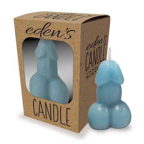 Świeczka Eden's Candle - Vanilla Scented Penis - Blue