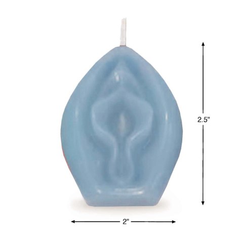 Świeczka Eden's Candle - Vanilla Scented Vagina - Blue