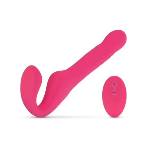 Teazers Strapless Strap On Vibrator - Pink