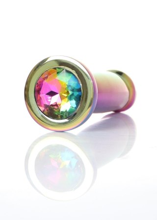 B - Series HeavyFun Plug-Jewellery Multicolour Penis PLUG- Clear M