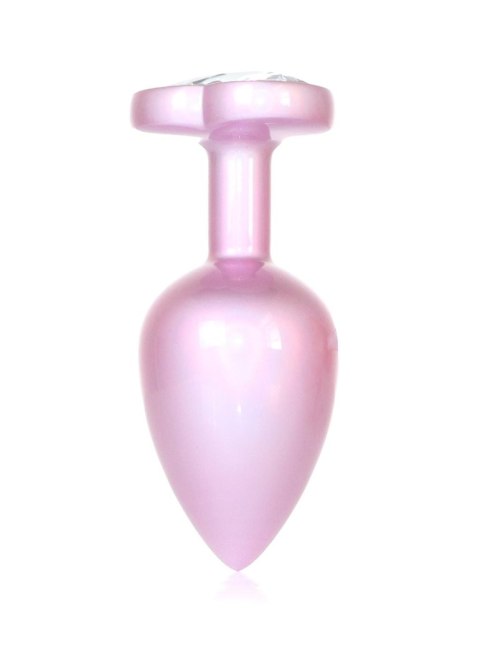 B - Series HeavyFun Plug-Jewellery Pearl Pink Heart PLUG- Clear L