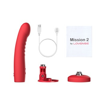 Lovense Mission 2 - Wibrator z technologią Touch-Sense i regulowaną przyssawką