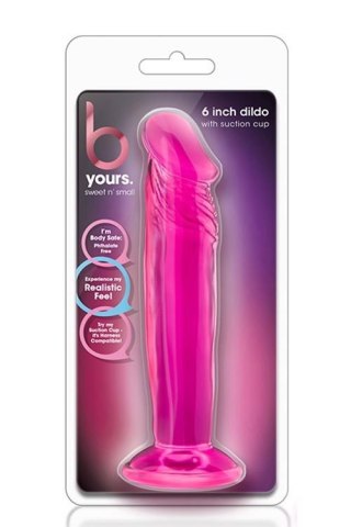 B YOURS SWEET N SMALL 6INCH DILDO PINK