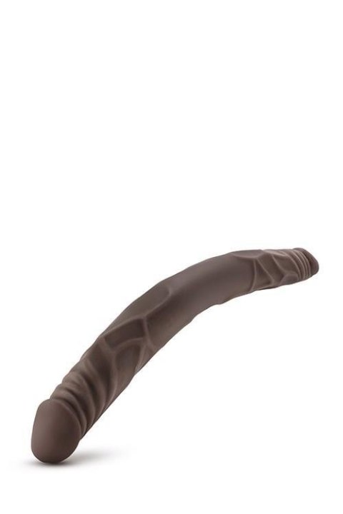 DR SKIN 14INCH DOUBLE DILDO CHOCOLATE