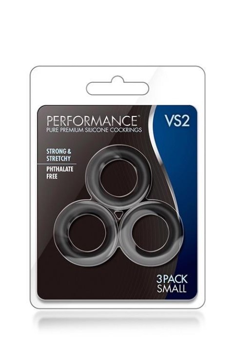 PERFORMANCE VS2 COCK RINGS SMALL BLACK