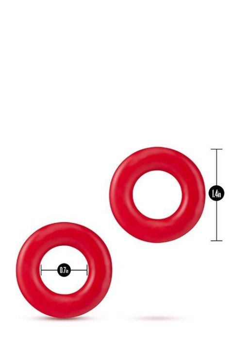 STAY HARD DONUT RINGS RED