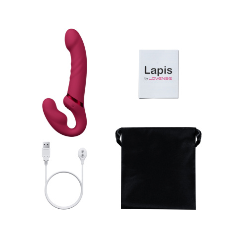 Lovense Lapis – Dwustronny Wibrator Strap-On Bez Pasków z Funkcją Wibracji