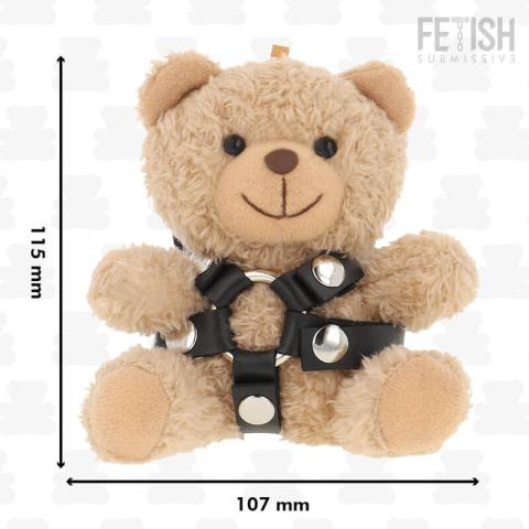 Profil Bongo Teddy Bear BDSM, pluszowy miś z drapieżnym designem bondage