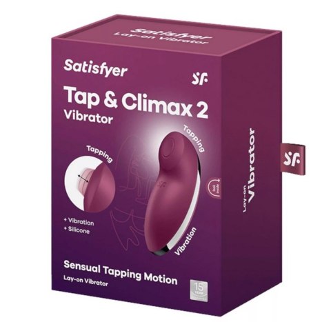 Satisfyer - Tap & Climax 2 Czerwony