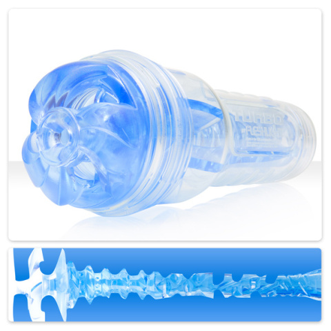 Fleshlight Turbo Thrust Ice Blue – zaawansowany masturbator męski symulujący seks oralny