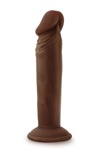 DR. SKIN PLUS 6 INCH POSABLE DILDO CHOCOLATE