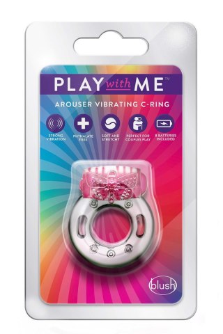 PLAY WITH ME AROUSER VIBRATING C-RING PINK