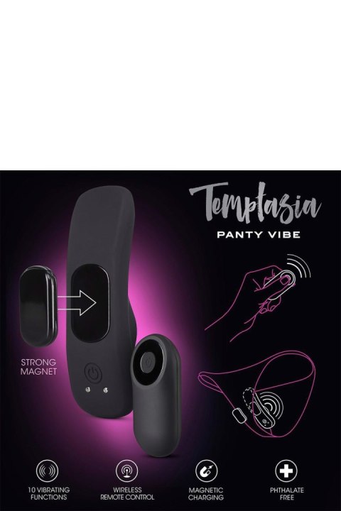 TEMPTASIA REMOTE CONTROL PANTY VIBE BLACK