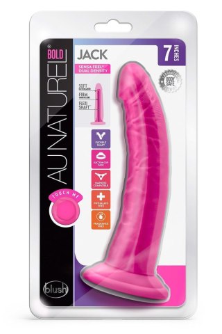 AU NATUREL BOLD JACK 7" DILDO PINK