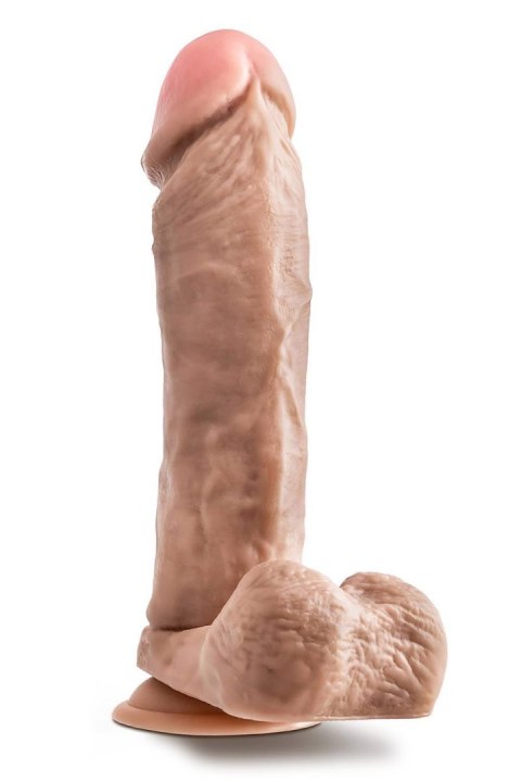 DR. SKIN MR. MAGIC 9 INCH DILDO WITH BALLS BEIGE