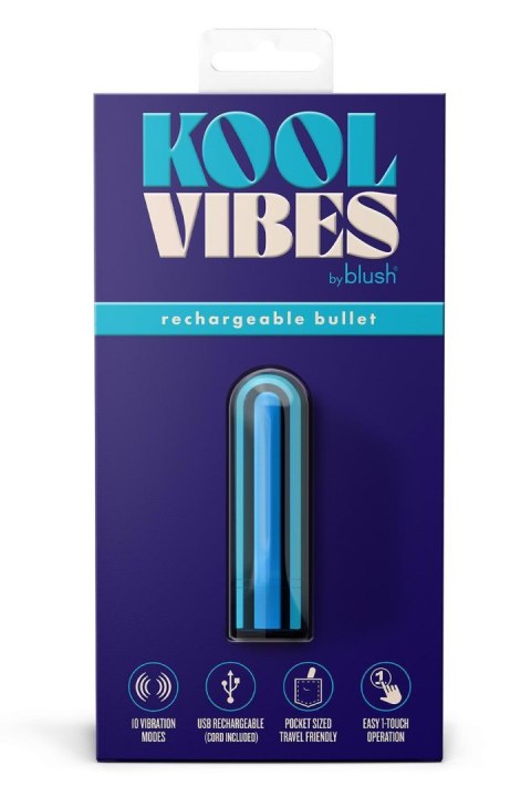 KOOL VIBES RECHARGEABLE MINI BULLET BLUEBERRY