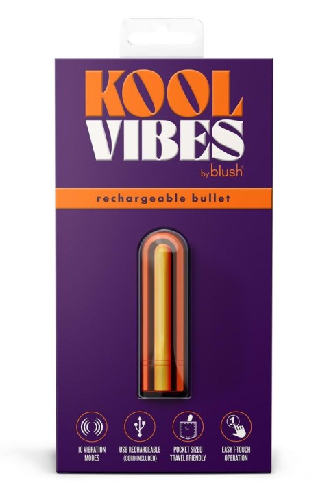 KOOL VIBES RECHARGEABLE MINI BULLET TANGERINE