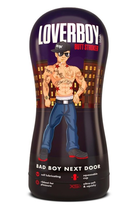 LOVERBOY BAD BOY NEXT DOOR SELF LUBRICATING STROKER BEIGE