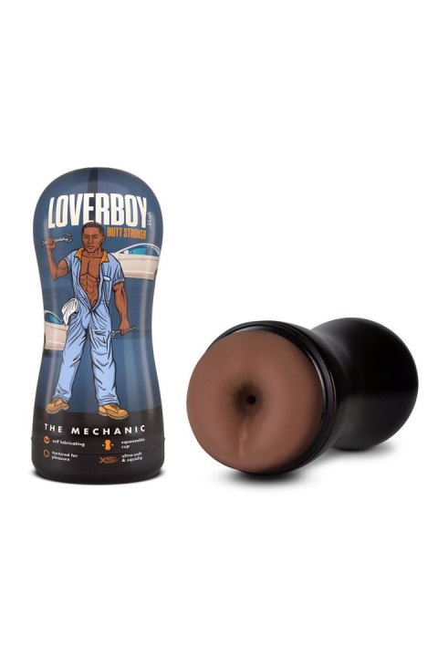 LOVERBOY THE MECHANIC SELF LUBRICATING STROKER BROWN