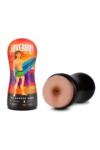 LOVERBOY THE SURFER DUDE SELF LUBRICATING STROKER BEIGE