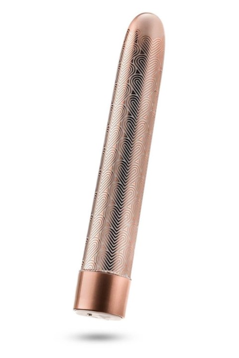 THE COLLECTION LATTICE 7 INCH RECHARGEABLE VIBE ROSE GOLD