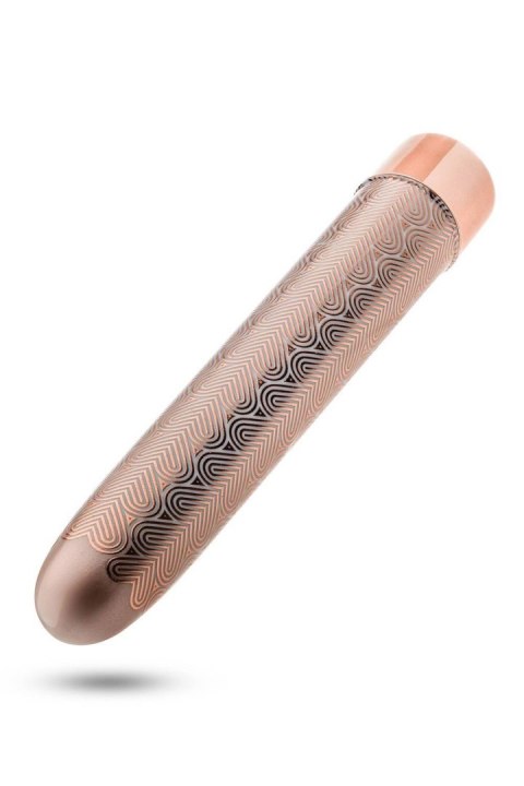 THE COLLECTION LATTICE 7 INCH RECHARGEABLE VIBE ROSE GOLD