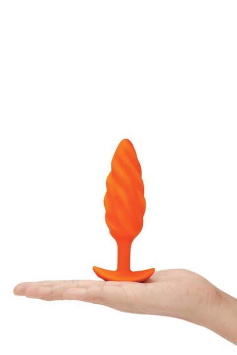 B-VIBE SWIRL TEXTURE PLUG ORANGE