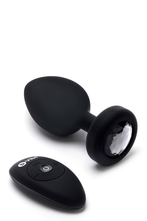 B-VIBE VIBRATING JEWEL PLUG XXL BLACK