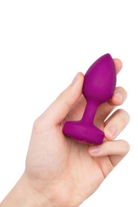 B-VIBE VIBRATING JEWEL PLUG S/M FUCHSIA