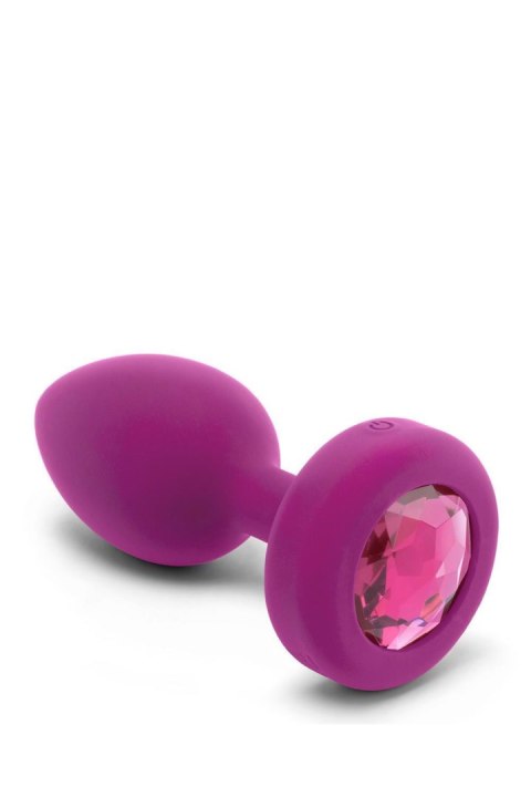 B-VIBE VIBRATING JEWEL PLUG S/M FUCHSIA