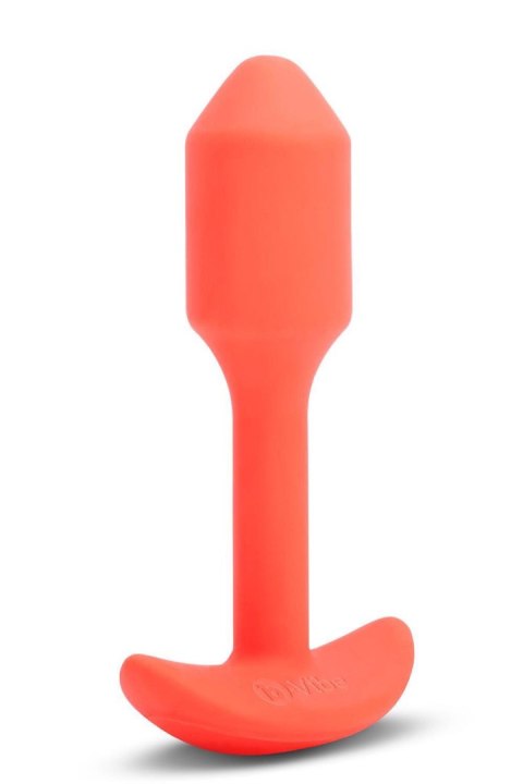 B-VIBE VIBRATING SNUG PLUG 1 ORANGE