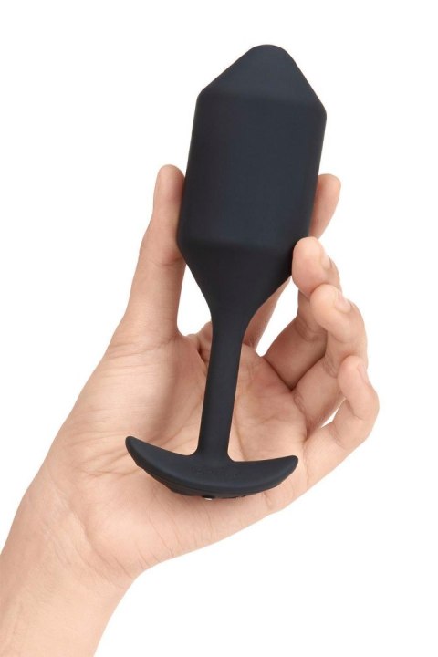 B-VIBE VIBRATING SNUG PLUG 4 BLACK