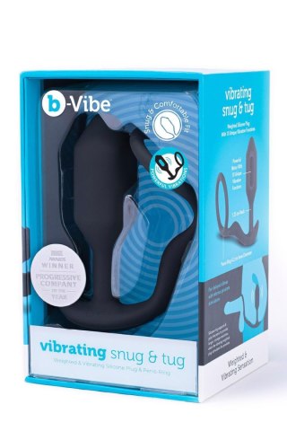 B-VIBE VIBRATING SNUG & TUG M BLACK