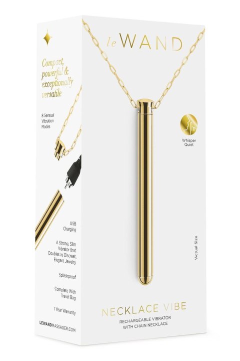 LE WAND LE WAND VIBRATING NECKLACE GOLD