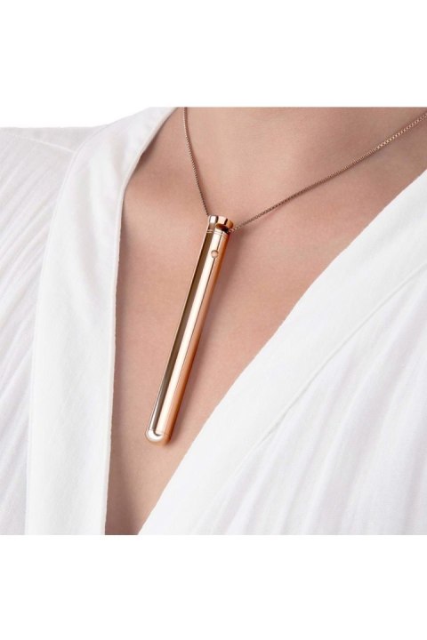 LE WAND LE WAND VIBRATING NECKLACE ROSE GOLD