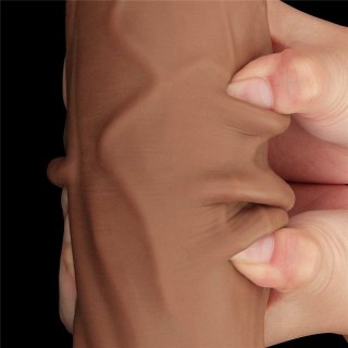 12'' King Sized Sliding Skin Dual Layer Dong Brown