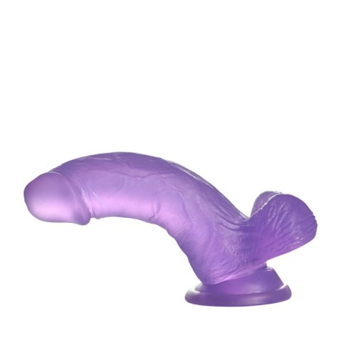 6"" Jelly Studs Crystal Dildo Small Purple