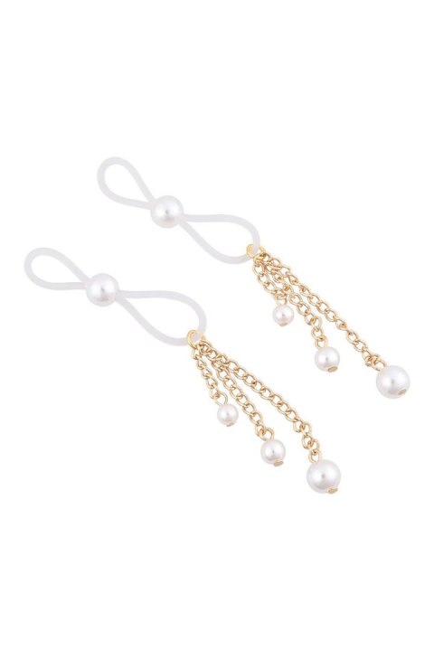 SEX AND MISCHIEF PEARL NIPPLE TIES