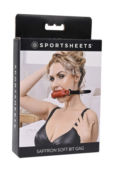 SPORTSHEETS SAFFRON SOFT BIT GAG